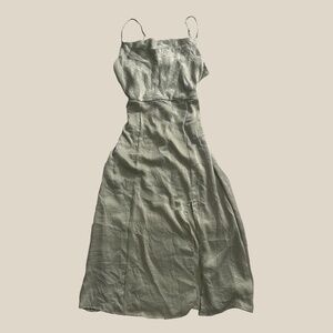 Sage Green Midi Dress